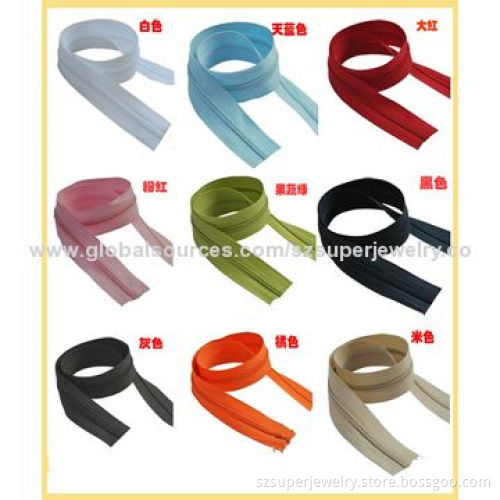 Dress invisible bag nylon long chain zipper|nylon zipper